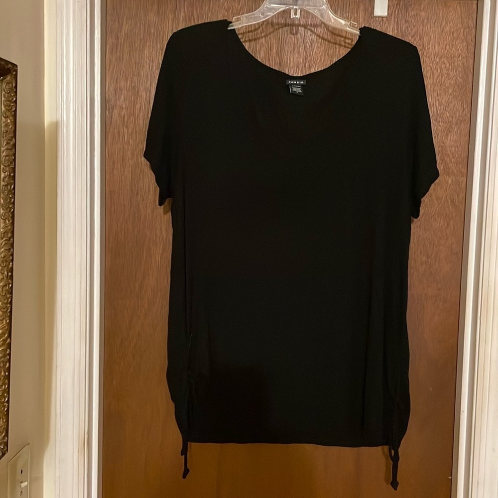 Torrid black ribbed sweater​​